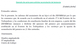 Modelo Carta Hora De Lactancia - 2020 idea e inspiración