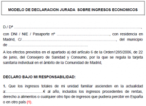 declaracion jurada ingresos