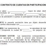 Contrato de cuentas de participación