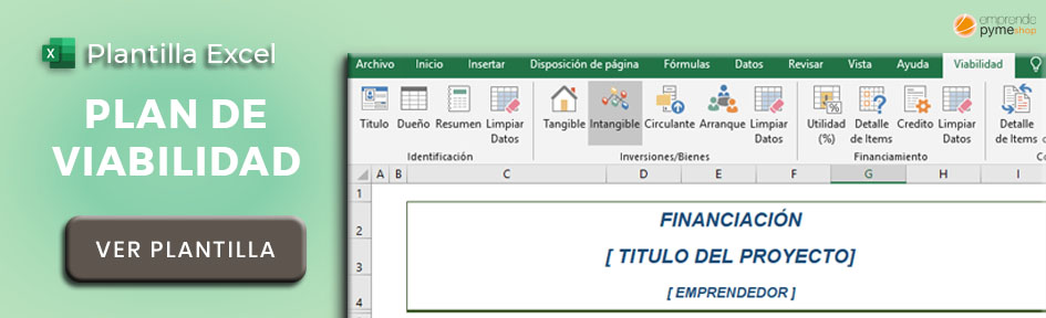 Plantilla Excel para hacer un plan de viabilidad de una empresa